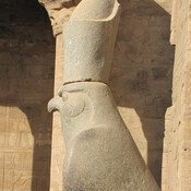 Edfu, Statue of a falcon, personification of Horus