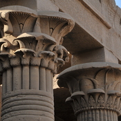 Philae, Temple of Isis, Lotusleaves shaped capital