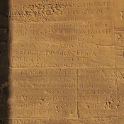 Philae, Temple of Isis, French inscription