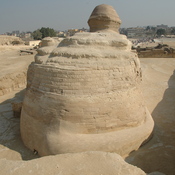 Giza, Sphinx, rear