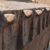 Saqqara, Pyramid of Djoser, Sculpture of uraei