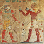 Deir el-Bahari, Mortuary Temple of Hatshepsut, Wall painting