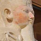 Deir el-Bahari, Mortuary Temple of Hatshepsut, Upper terrace, Façade, Portrait