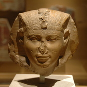 Deir el-Bahari, Mortuary Temple of Mentuhotep II, Head of Mentuhotep III