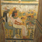 Deir el-Bahari, Bab el-Gasus cache, Sarcophagus of Djedmut, Funerary meal
