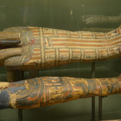 Deir el-Bahri, Sarcophagus of Ankh-f-n-Khnosu, priest of Amun, and mummy of Di-mut-shep-n-ankh