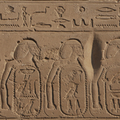 Karnak, Temple, Court with cache, Defeated enemies