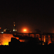 Luxor, Temple at night