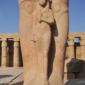 Karnak, Temple of Amun, Great Forecourt, Statue of Pinudjem, Detail