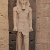 Luxor, Temple, Court of Ramesses II, Statue of the king
