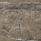 Luxor, Temple, Courtyard of Amenhotep III, Relief of the Opet Festival, Carriers