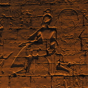 Luxor, Temple, First pylon, Relief with preparations before the Battle of Kadesh