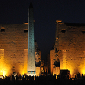 Luxor, Temple, First pylon with obelisk
