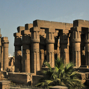 Luxor, Temple, Courtyard of Amenhotep III
