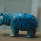 Meir, Statuette of a hippopotamus (