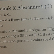 Head of Ptolemy X Alexander