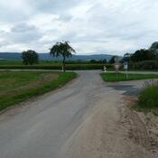 Colmar, Crossing Roman road with Ostheim road