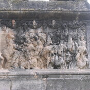Glanum, Relief on mausoleum, south side