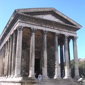 Nîmes, Front of temple called maison-carree
