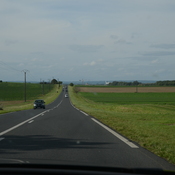 Aisne, Roman road from Reims near Aisne