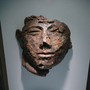 Chassenard, visor helmet in the form of a human face