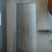 Mirabel, Milestone with Roman inscription