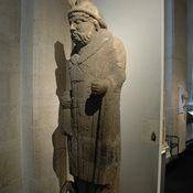 Lezoux (Puy-de-Dôme), Statue of Mercury with Roman inscription on the breast