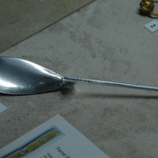 Visigotic silver spoon with inscription Pompeiani