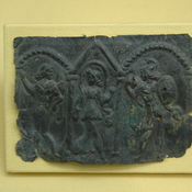 Bronze plate with Apollo, Luna and Mars