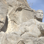 Behistun, Statue of a reclining Heracles