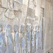 Behistun, Relief of Darius I the Great, Rebels