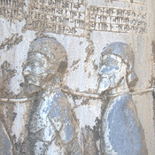 Behistun, Relief of Darius I the Great, Rebels
