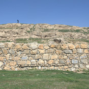 Konkobar, Parthian sanctuary, Second terrace wall
