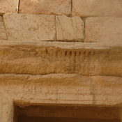 Bishapur, So-called Temple of Anahita, Lower part, Decorated lintel