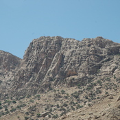 Bishapur, Cave of Shapur I: Face of the mountain