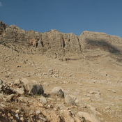 Bishapur, Cave of Shapur I: Face of the mountain