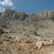 Bishapur, Cave of Shapur I: Face of the mountain