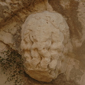 Bishapur Relief I: the investiture of Shapur I, Tamga