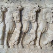 Bishapur Relief III: victories of Shapur I, Horses