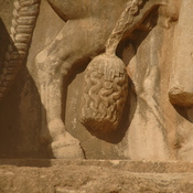 Bispahur Relief IV: Bahram II receiving Arabs, Tamga
