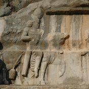 Bispahur Relief IV: Bahram II receiving Arabs, Bahram and Persian official