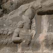 Bispahur Relief IV: Bahram II receiving Arabs, Bahram