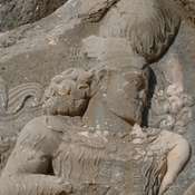 Bispahur Relief IV: Bahram II receiving Arabs, Bahram
