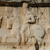 Bishapur Relief V: investiture of Bahram I, Bahram