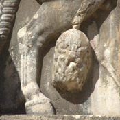 Bishapur Relief VI: victories of Shapur II, Tamga