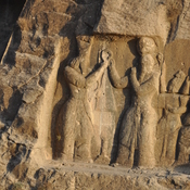 Firuzabad, Relief 2: Investiture of Ardašir: Ahuramazda and Ardašir
