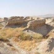 Godin Tepe, Remains of a wall