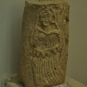 Masjid-e Solaiman, Column base with relief showing Athena
