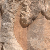 Naqš-e Rajab, Equestrian relief of Shapur I, Traces of paint