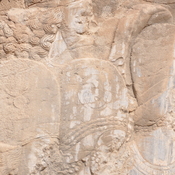 Naqš-e Rajab, Equestrian relief of Shapur I, Badge of an official